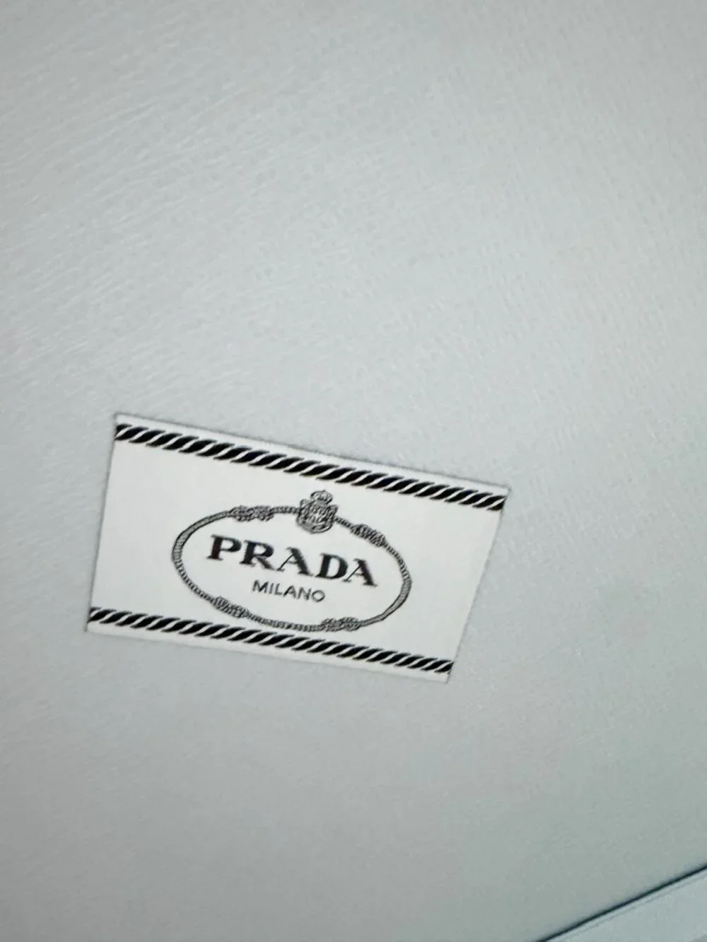 PRADA Gift Box New 10x10x1.5 in blue
